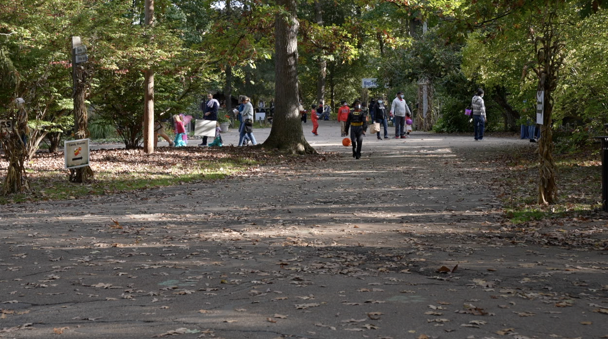 Trick-or-treating at Potter Park Zoo