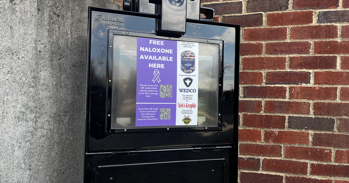 Georgetown Police Department opens free Narcan distribution boxes around town - Vimarsana News