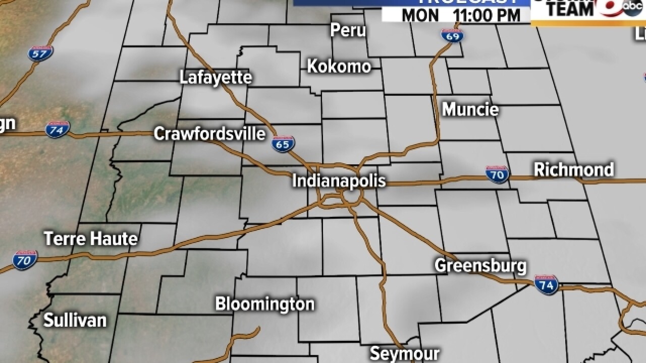 TIMELINE: Scattered showers, storms expected