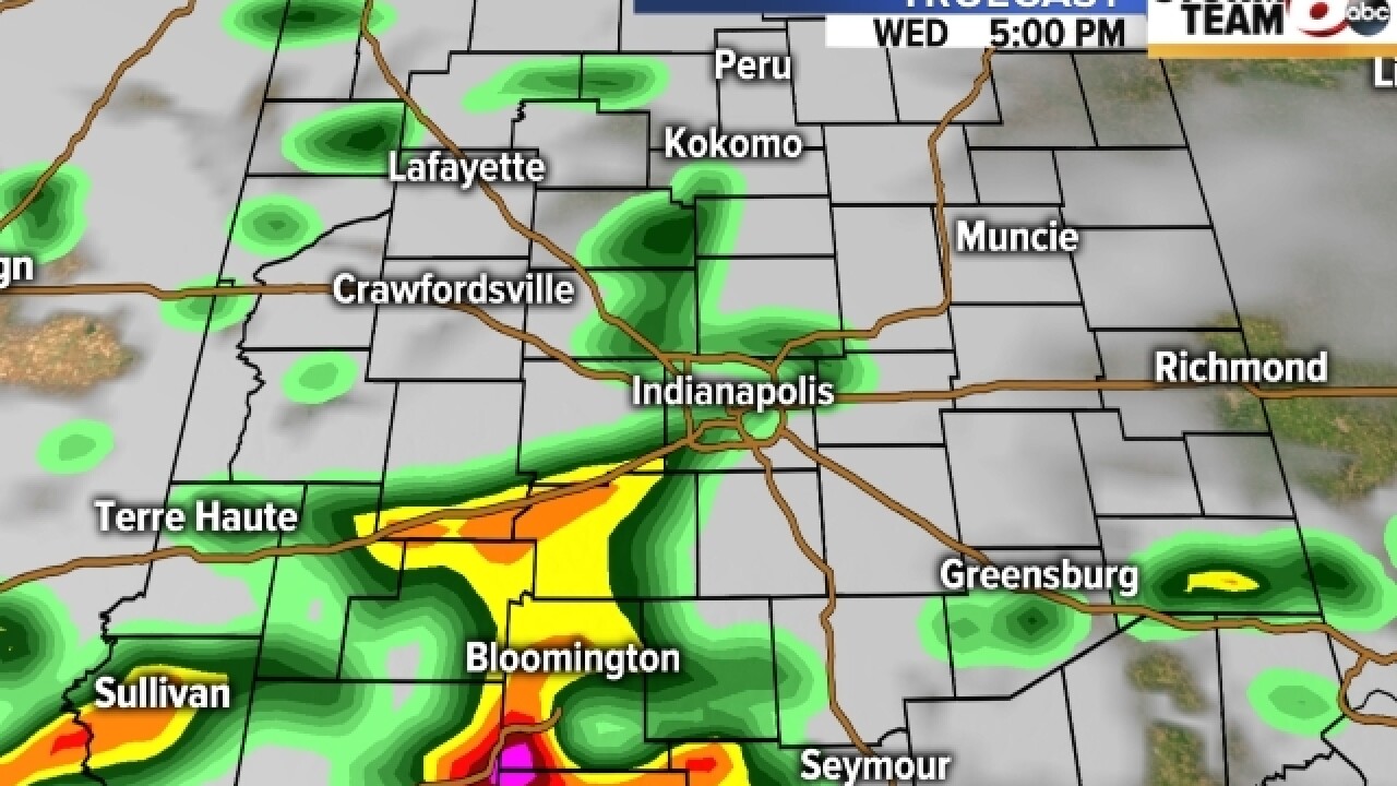 TIMELINE: When to expect rain