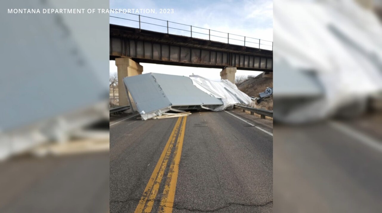 An oversized load collided with the overpass on Jan. 15