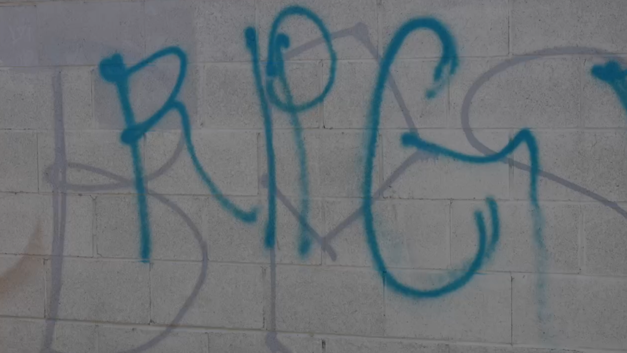 Graffiti example in Oildale