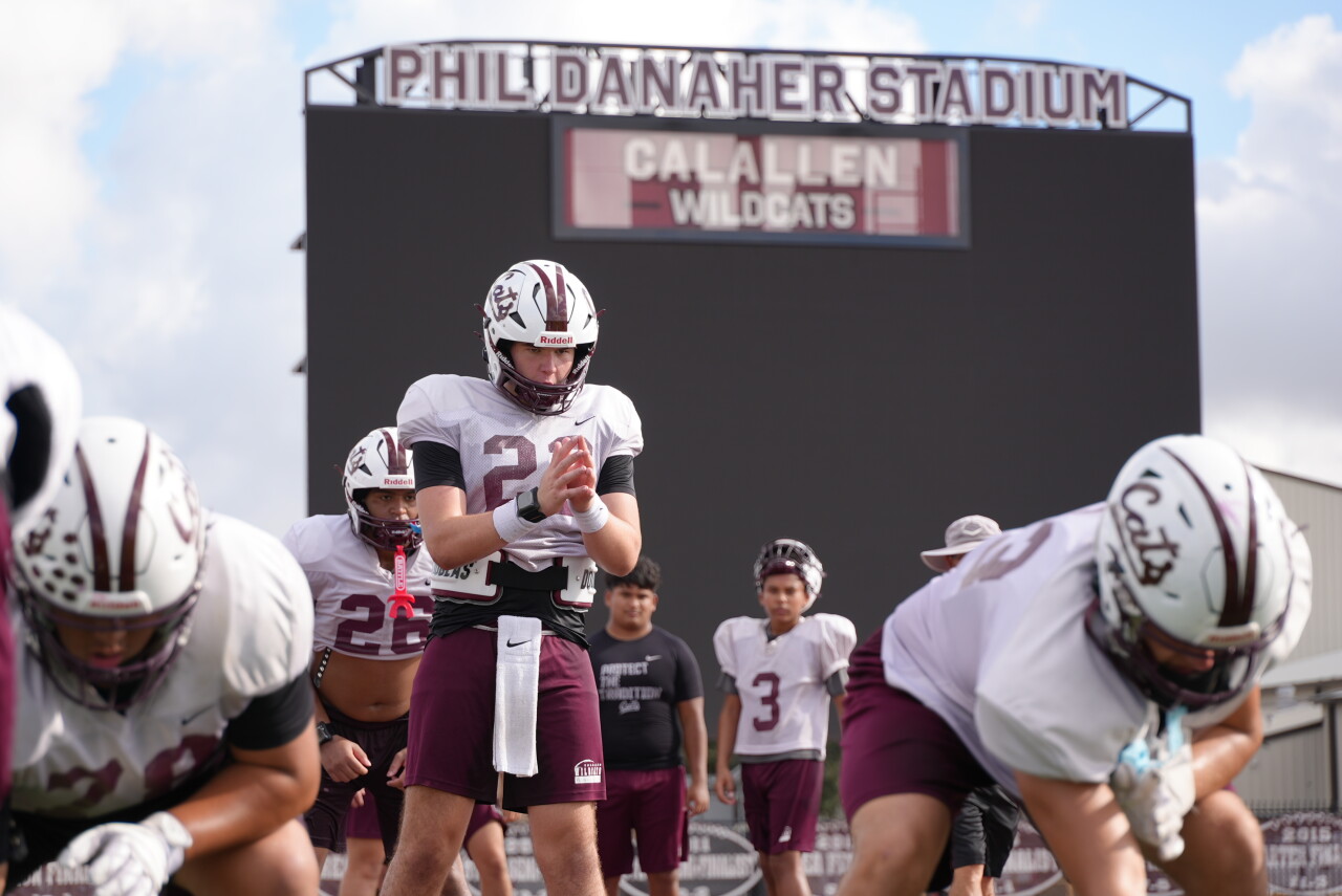 Calallen football practice 2026