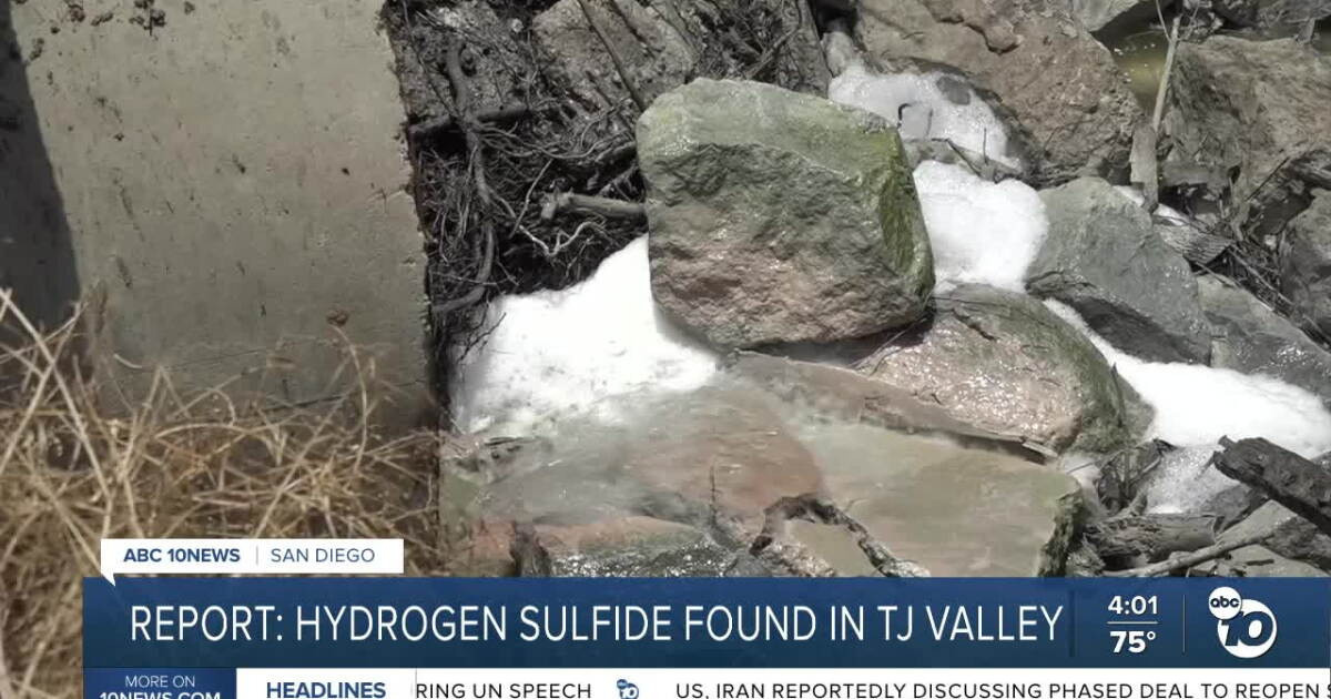 Federal health agencies confirm hydrogen sulfide from Tijuana sewage poses public health risk to San Diego region