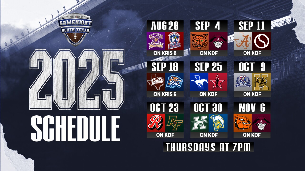 Game Night South Texas 2025 Schedule