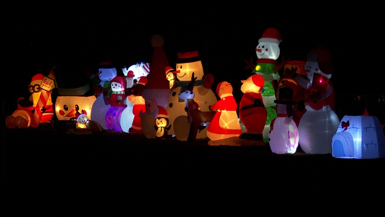 Section of inflatables