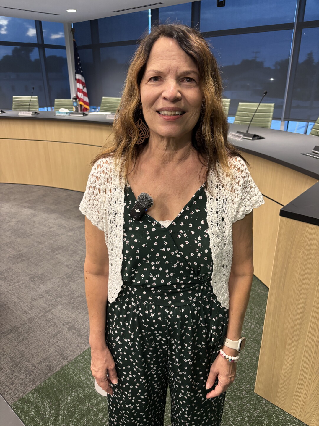 Mary Schlitt was voted in as interim village president in Kewaskum