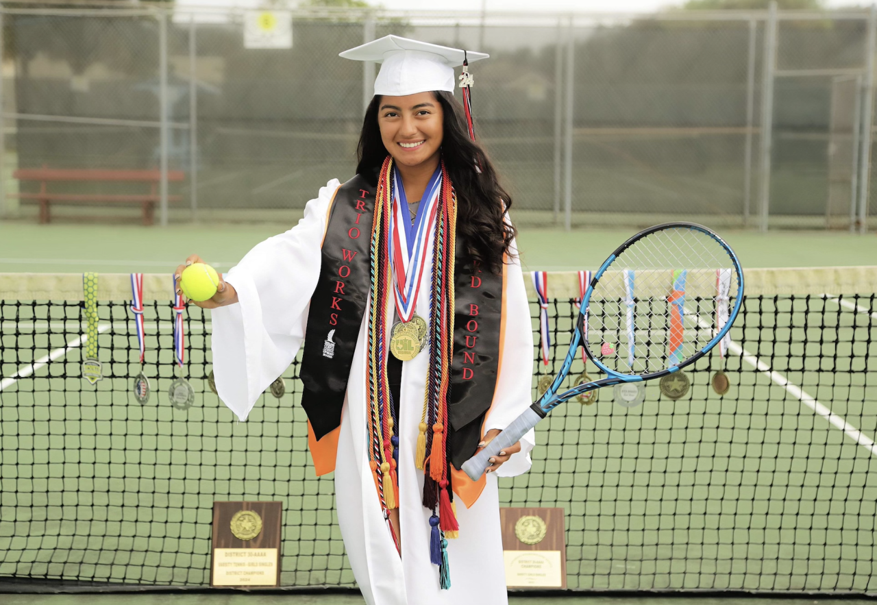 Aracely Salinas Tennis Player Goes to UIL State Tennis Tournament