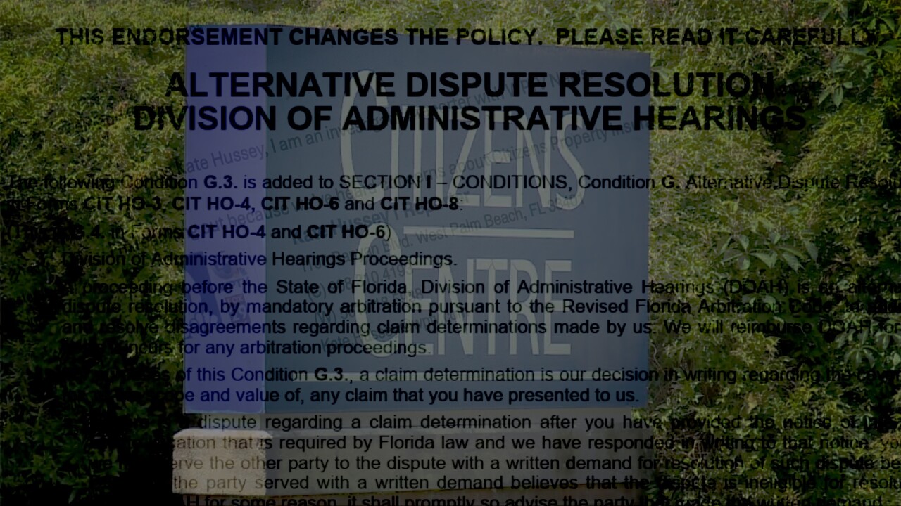 Citizens Arbitration Clause