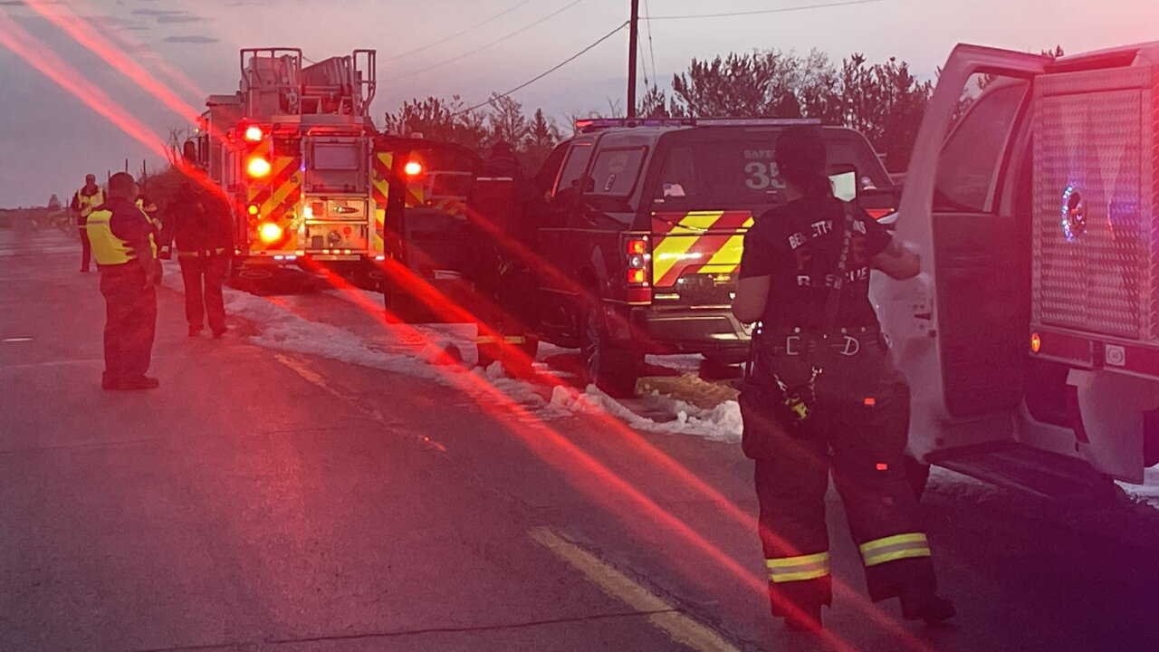 Highway 36 and Peterson Road water rescue