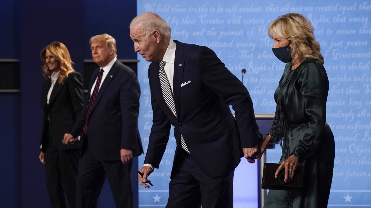 Biden says no debate if Trump still has virus