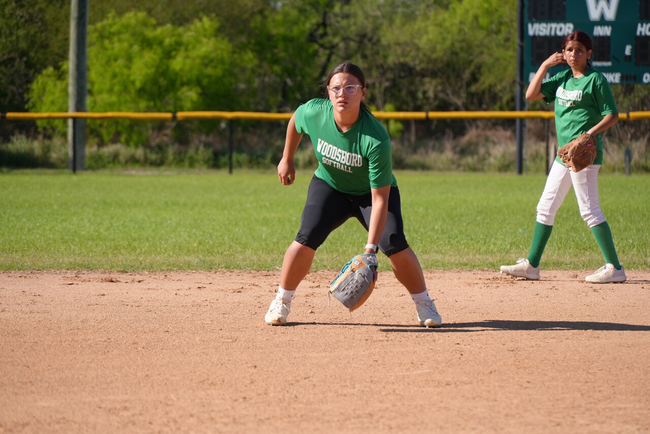 Woodsboro senior softball player Sidney Castillo