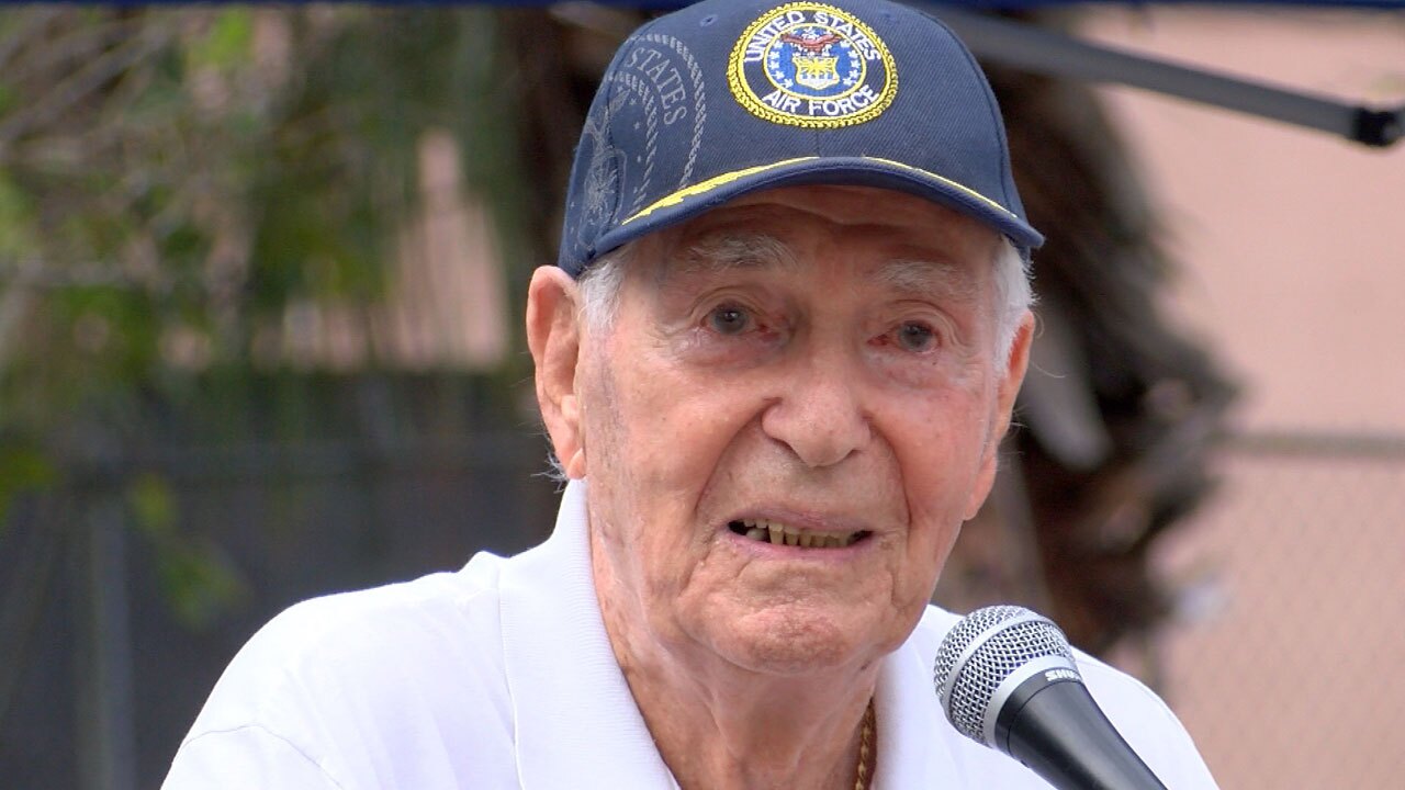 World War II veteran Irwin Lebow 