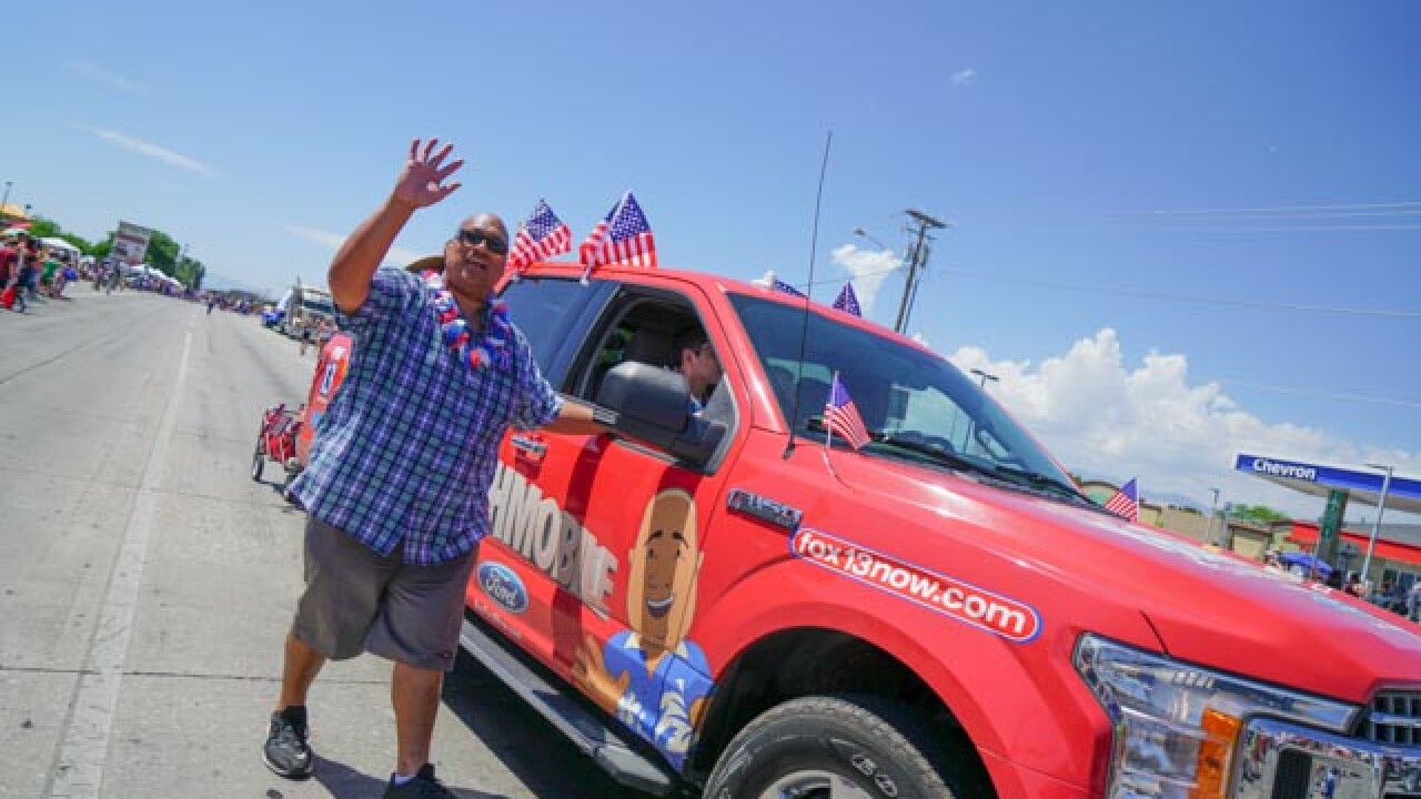 Photos: FOX 13 marches in West Jordan’s July 4th Grand Parade