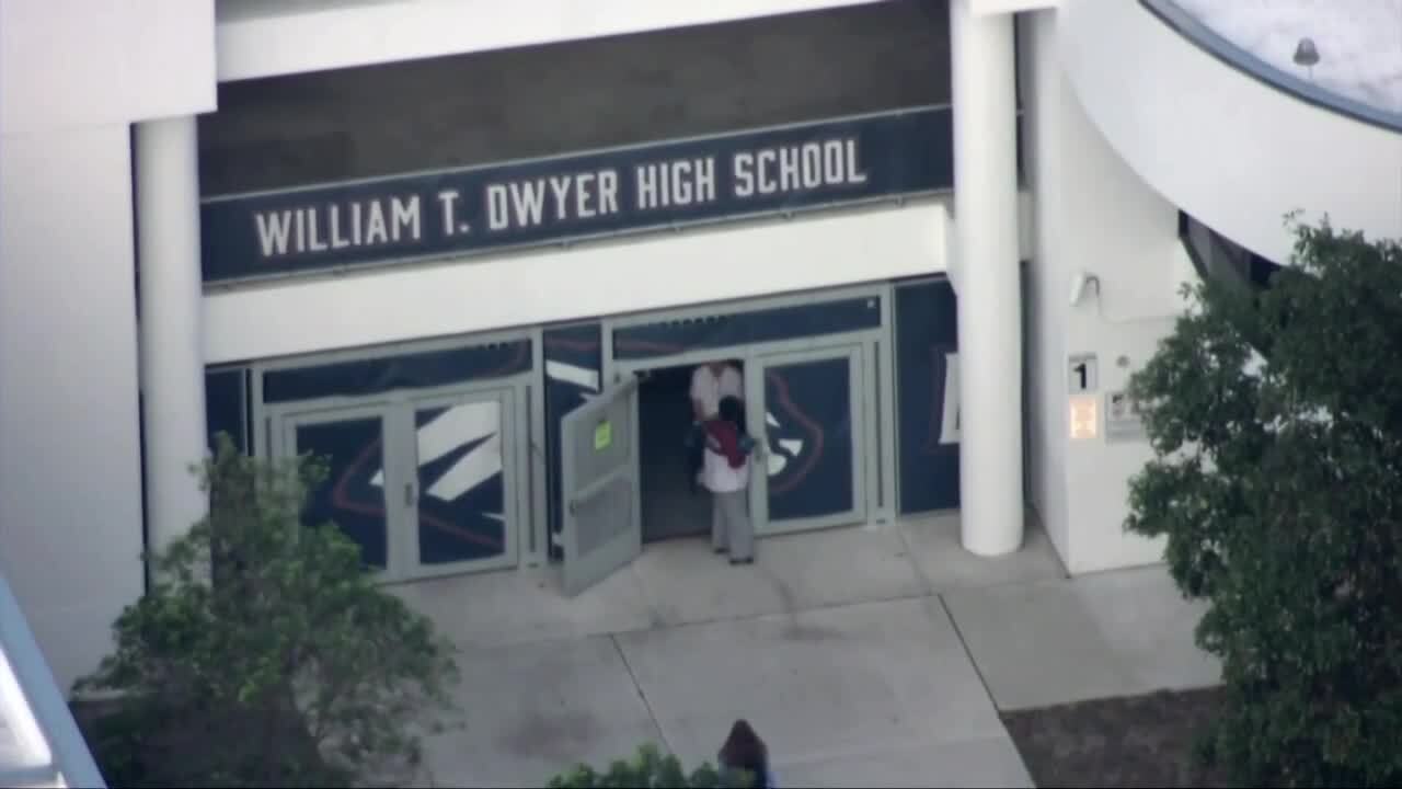 William T. Dwyer High School in Palm Beach Gardens tests metal detectors on Feb. 13, 2024.jpg