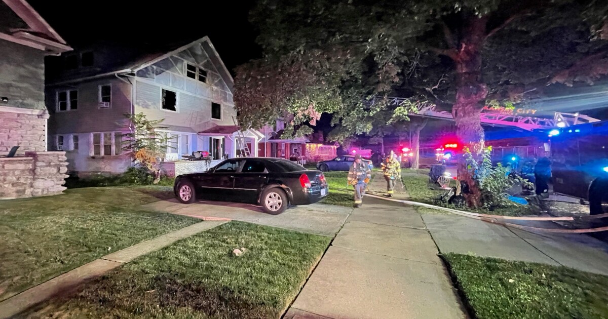 1 person taken to hospital after escaping house fire in Kansas City, Missouri