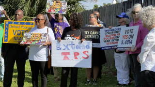 Haiti TPS Protest