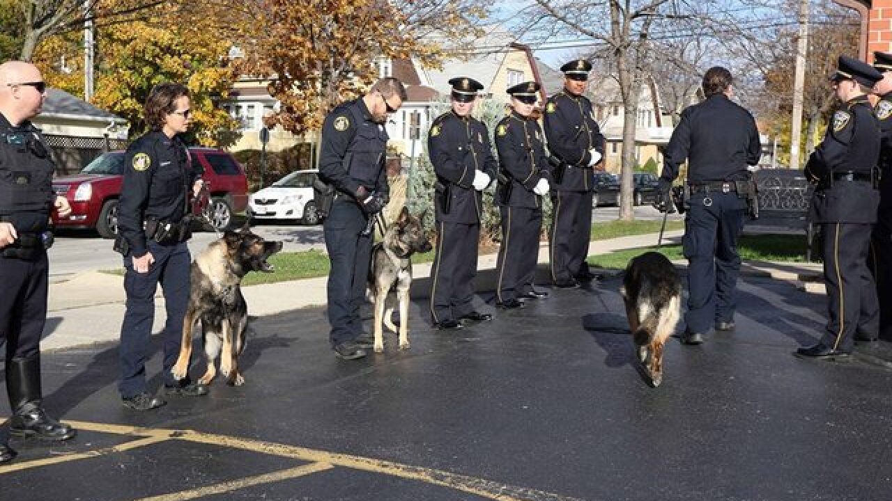 MPD Honor Guard salutes fallen K9 officer