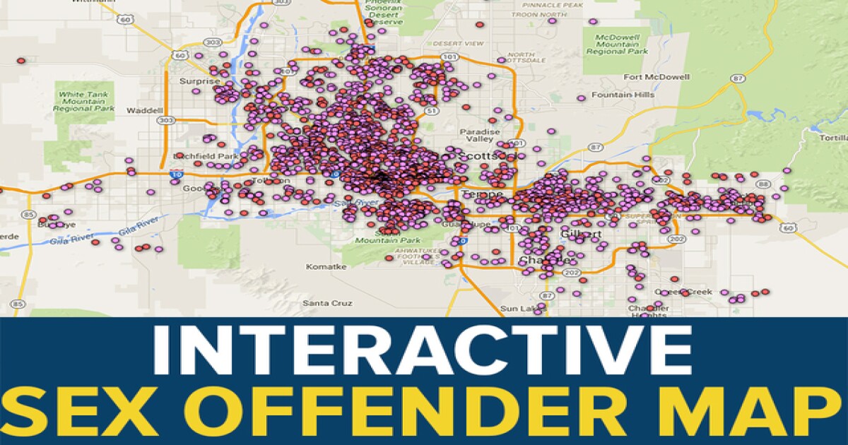 MAP: Do you live near a Valley sex offender?