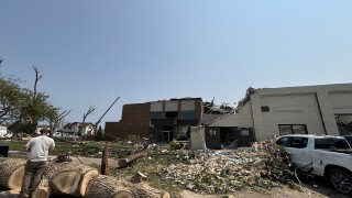The Menasha Water Filtration plant was in the direct path of the EF-3 tornado that ripped through parts of the Fox Valley Monday. 
