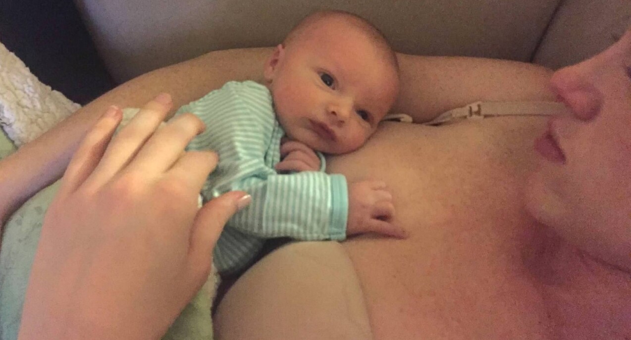 Brie and Baby Three: Breastfeeding