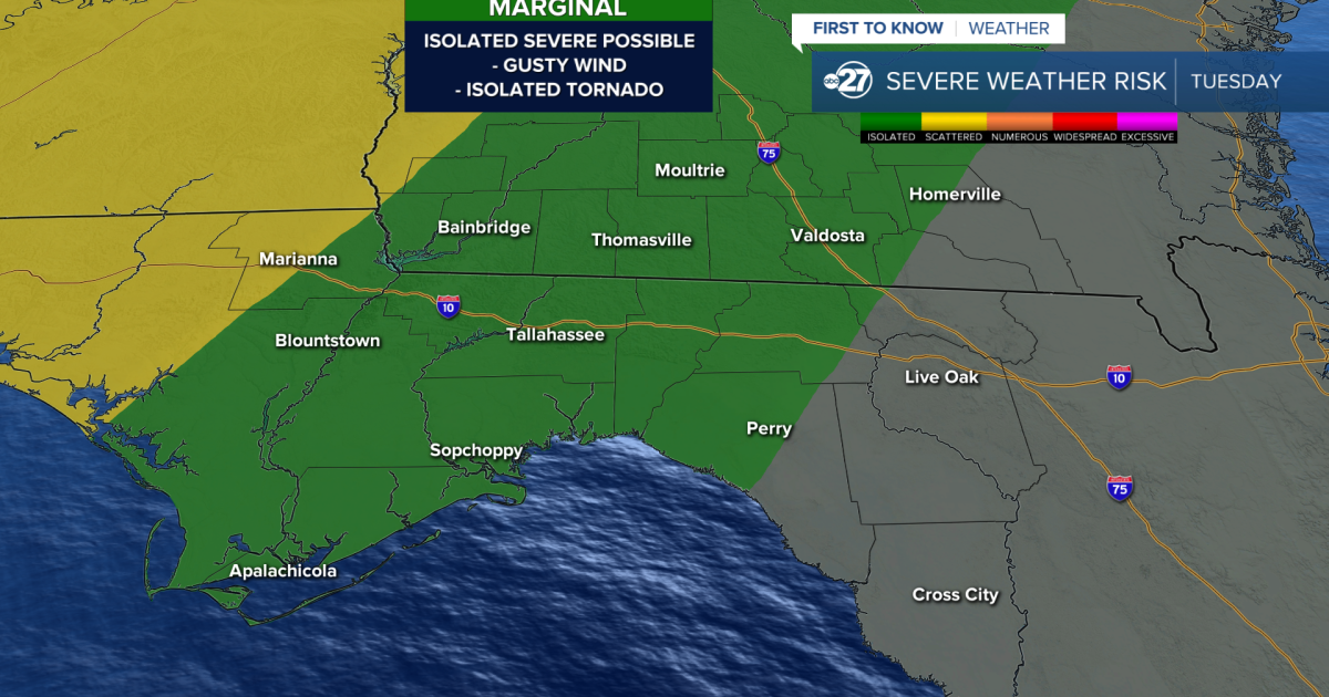 Isolated strong to severe storms move in Tuesday night through ...