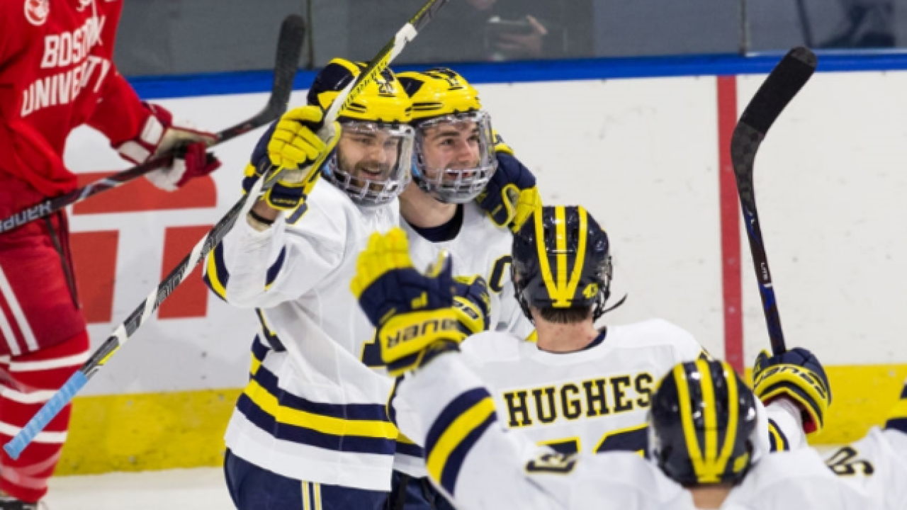 Big Ten has big presence this year, with three teams at Frozen Four