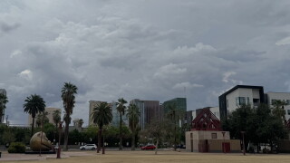 Clouds downtown Phoenix