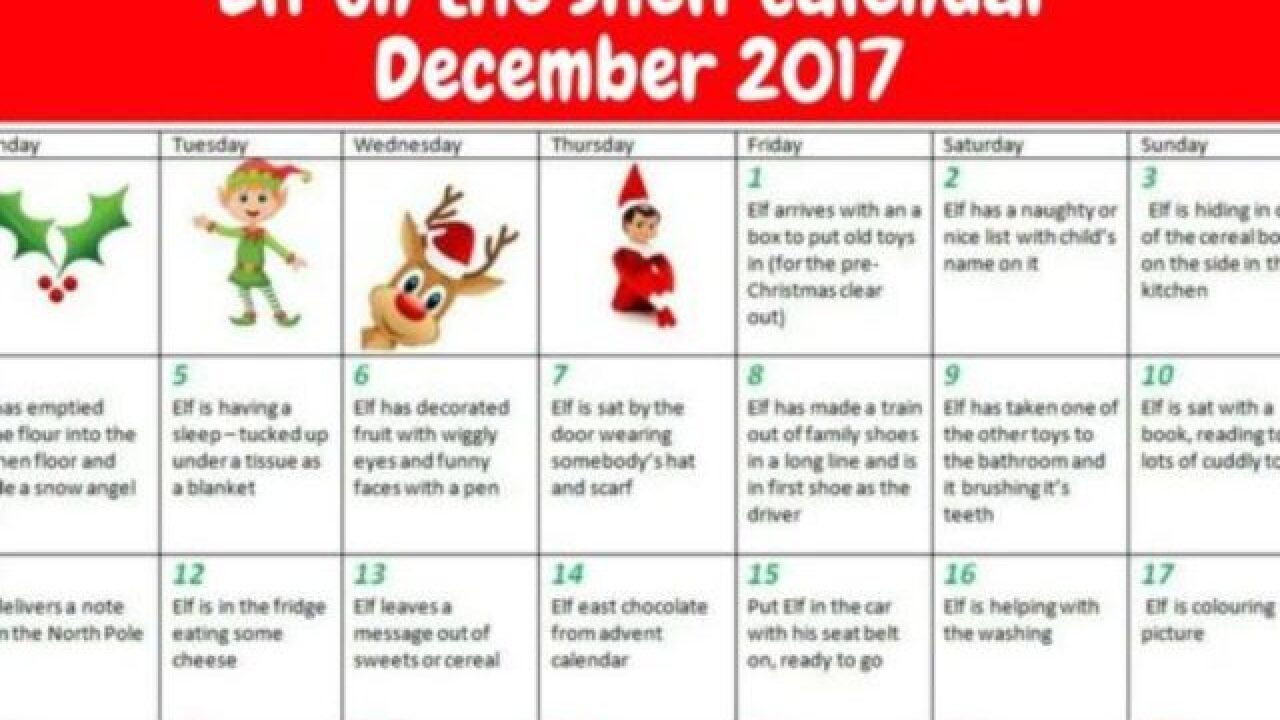 Elf On The Shelf Cheat Sheets For Parents To Make December Easier