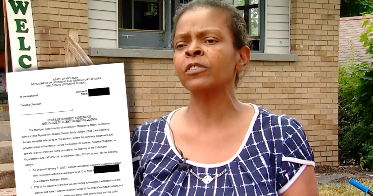 GR daycare operator responds after state suspends license - Vimarsana News