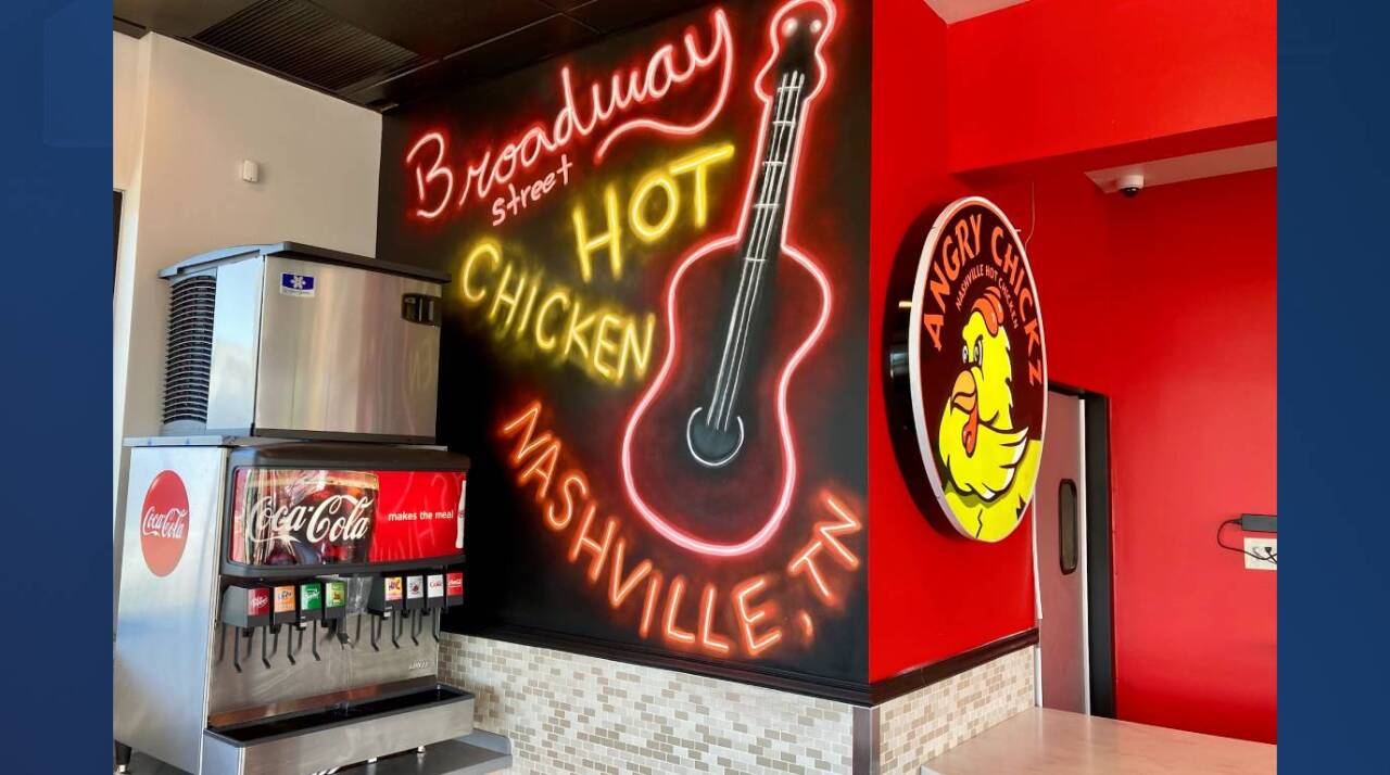 Angry Chickz Nashville Hot Chicken.