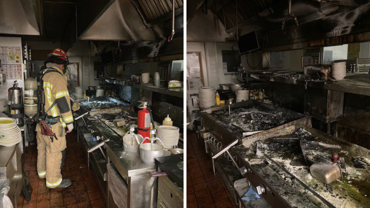 Hernando County IHOP caught fire