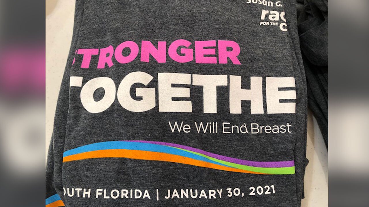 Susan G. Komen Race for the Cure 2021 shirt