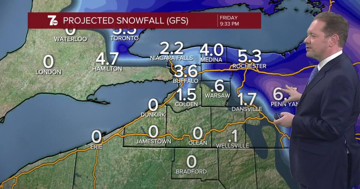 Josh's Forecast: Wet snow arrives later today