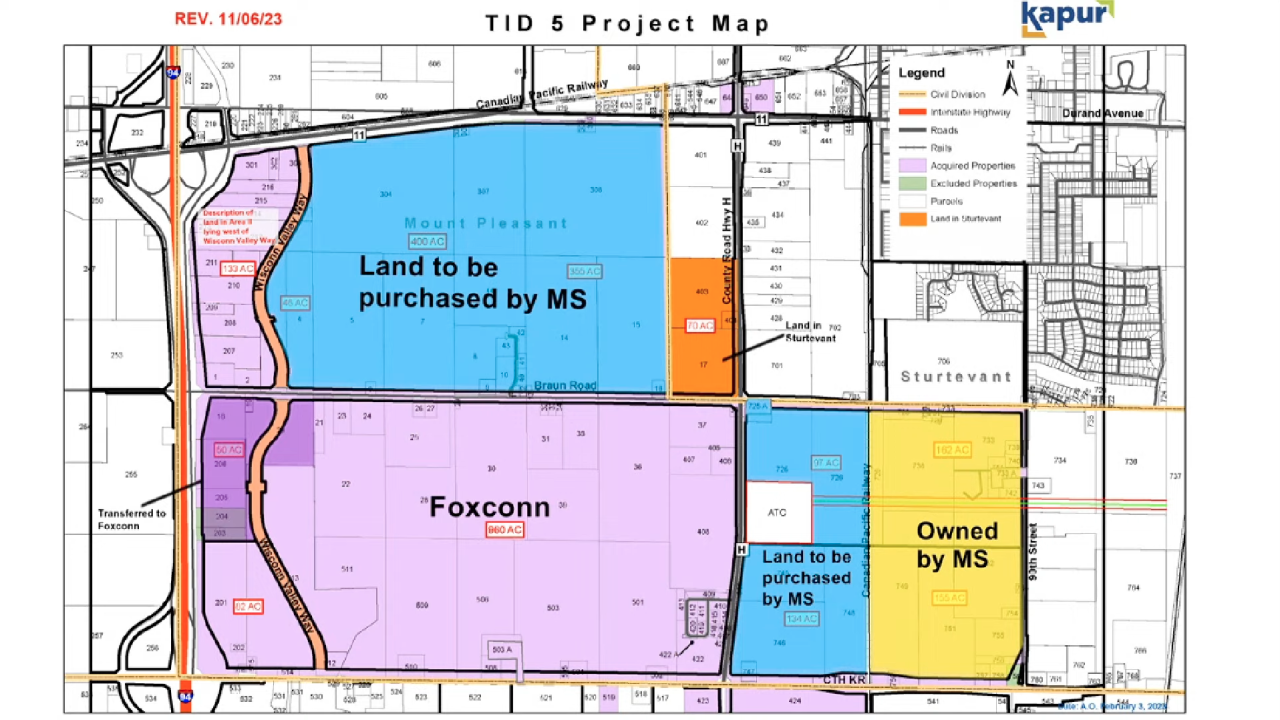 Microsoft possible land purchase