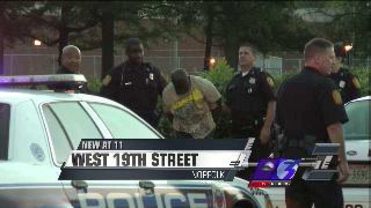 Suspect allegedly tries to grab Norfolk officer’s gun