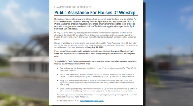 FEMA denies church any assistance