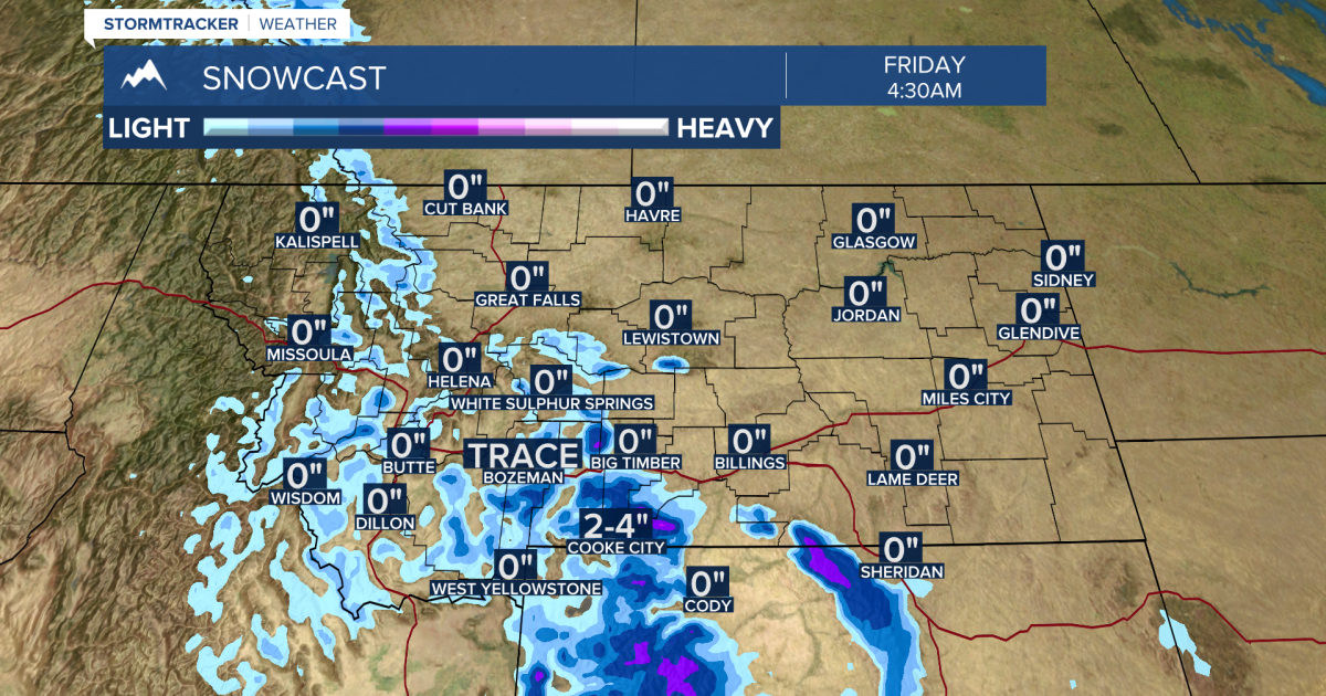 Another Canadian storm moves in Thursday