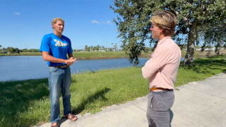 WPTV listened to sophomore swimmer Kalla Hall, who came to the college from Australia, joining the decorated and prestigious swimming and diving team under head coach Sion Brinn.