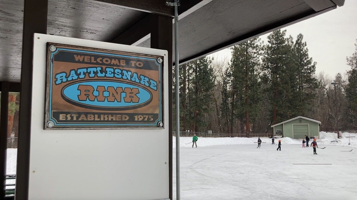 "Rattlesnake Rink" at Pineview Park, established 1975
