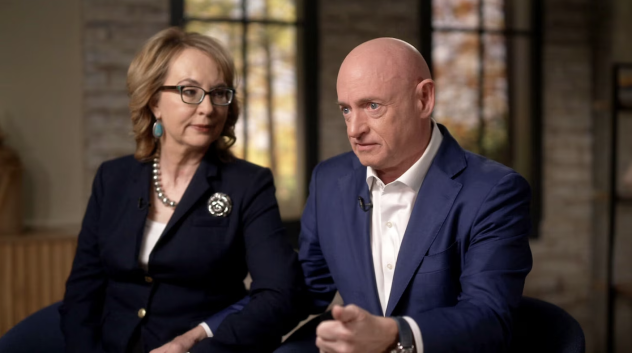 Sen. Mark Kelly and former Rep. Gabby Giffords