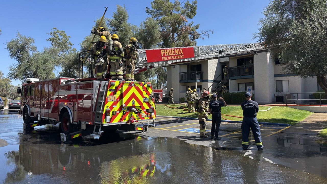 Phoenix Fire near 19th Avenue and Northern