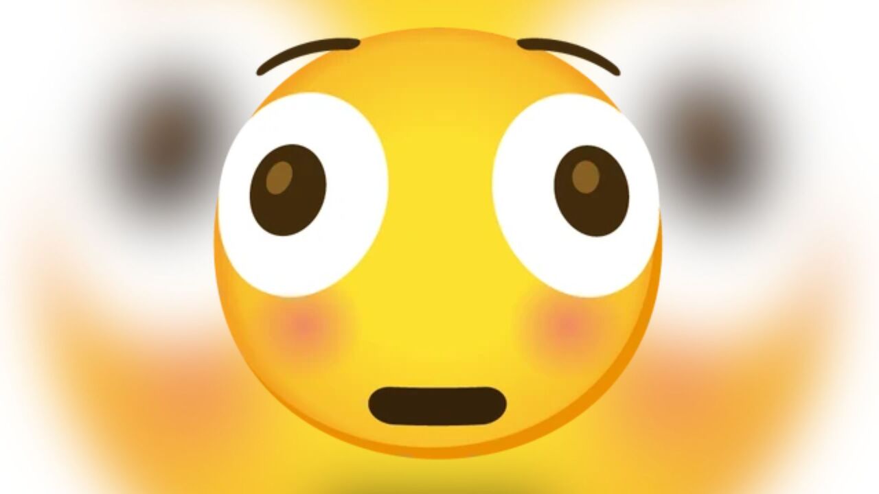 Distorted Face Emoji