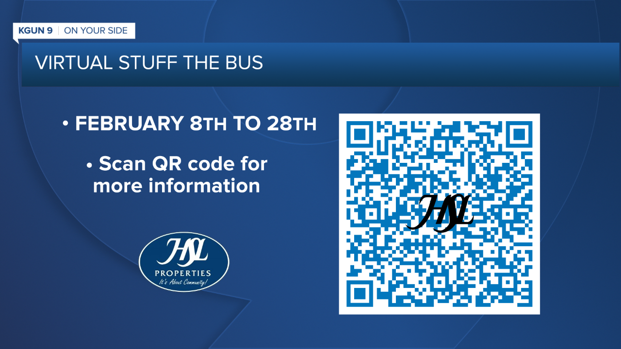 Stuff the Bus 2021 virtual donation QR code