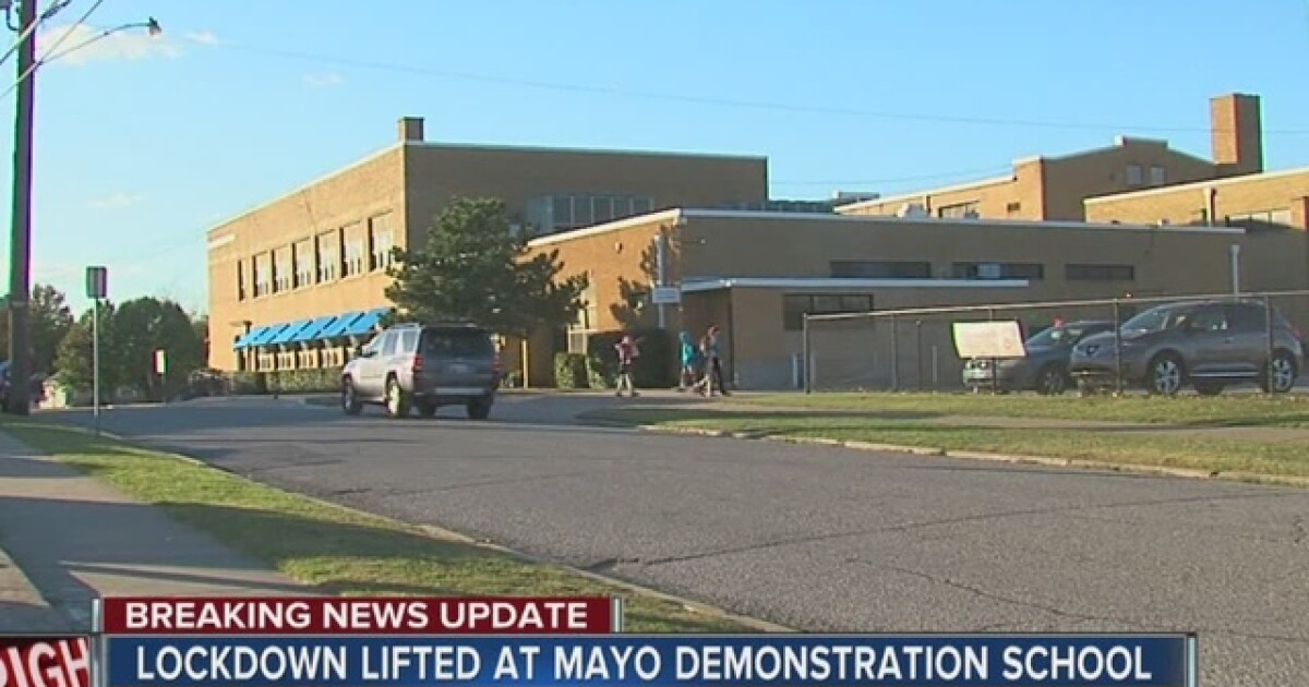 Lockdown lifted at Mayo Demonstration School