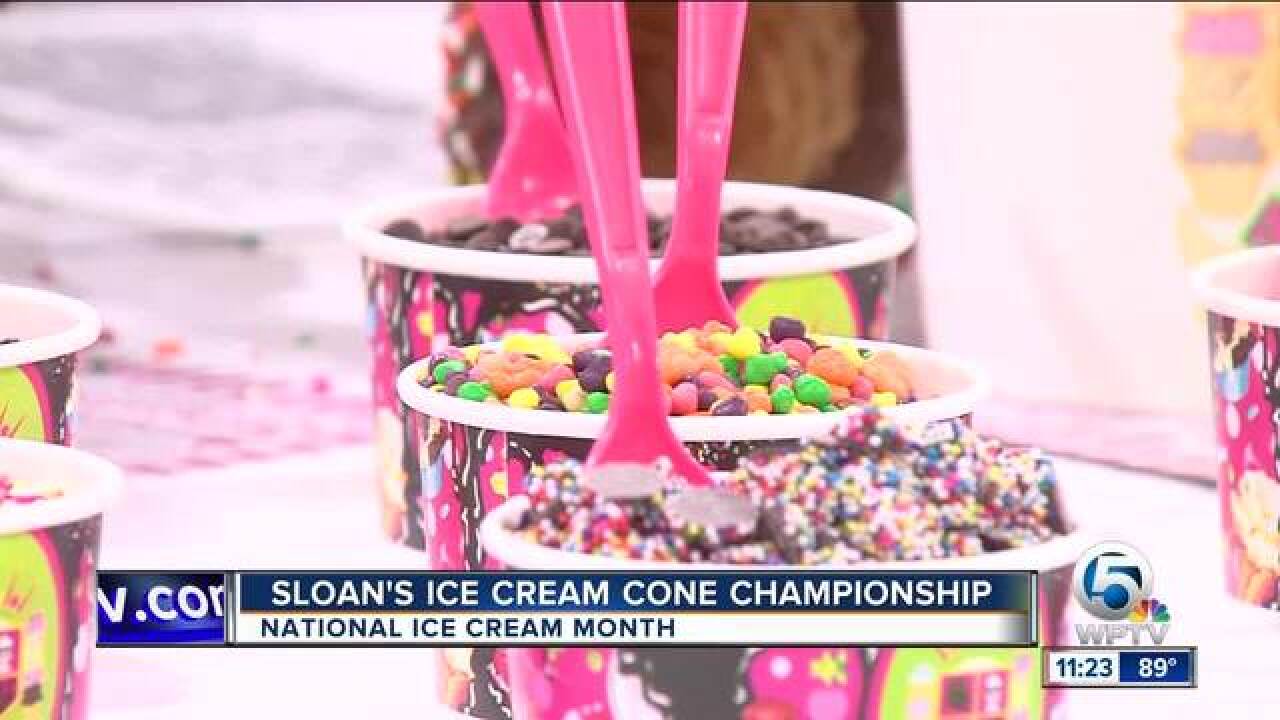 National Ice Cream Month with Sloan's Ice Cream