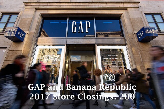 18 major retailers closing stores in 2017