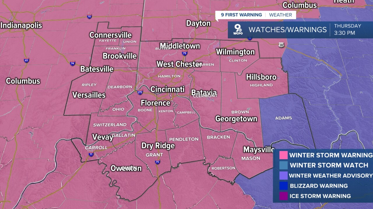 Winter Storm Warning for all