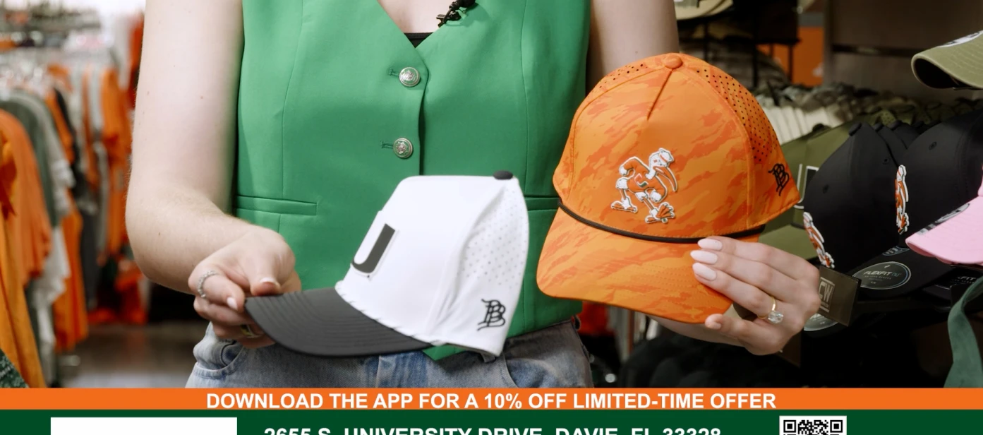 New branded bill caps now available at Canes