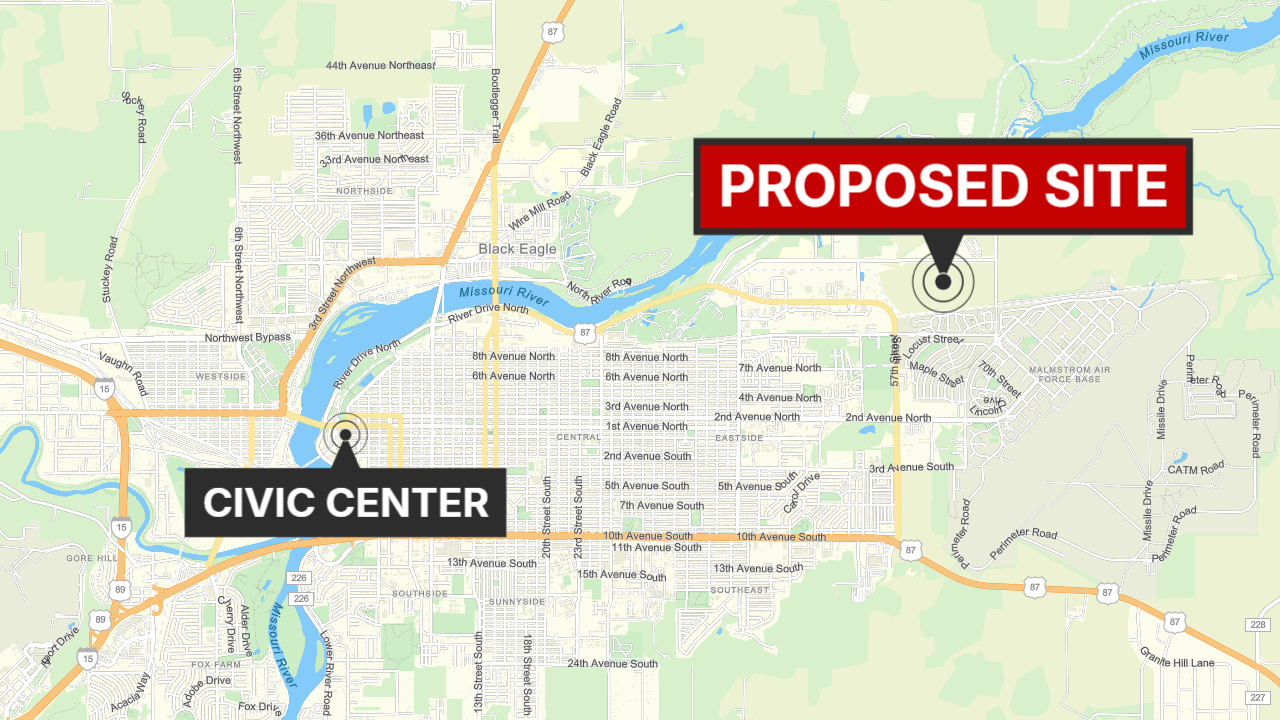 Proposed location of Janicki facility